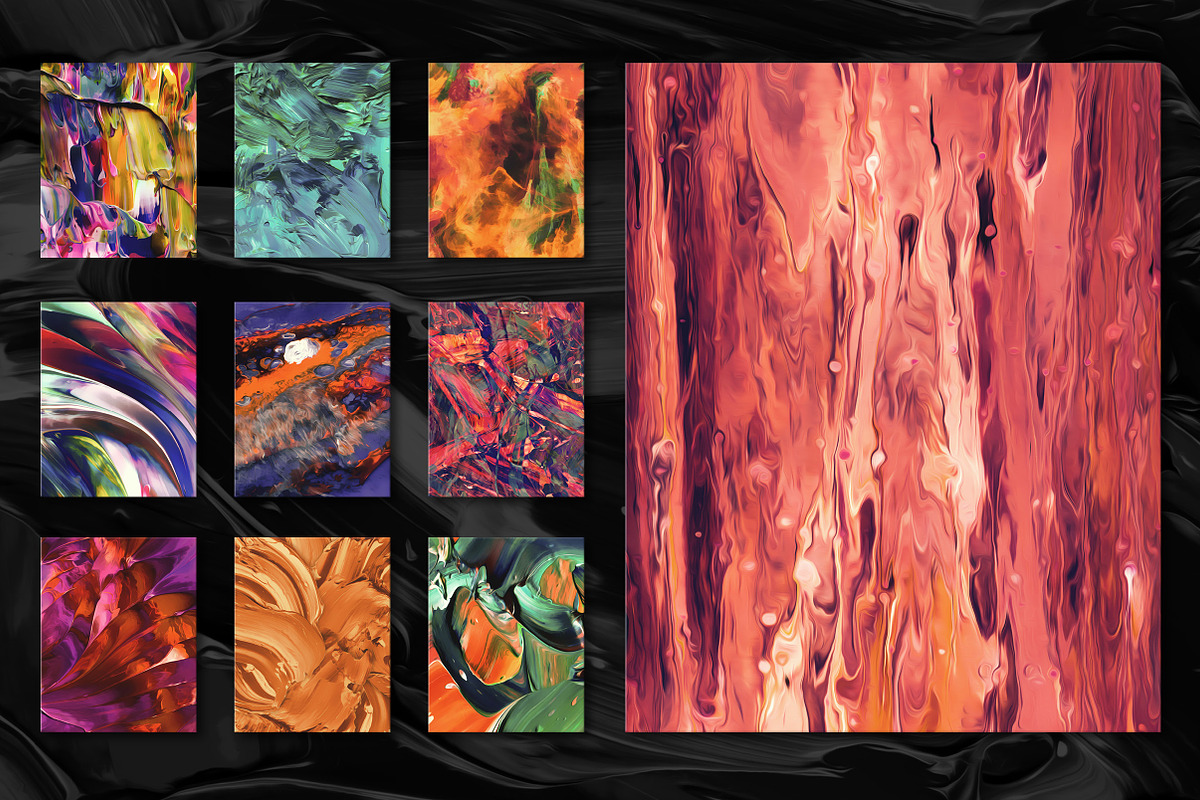 Flow Bundle—300 fluid paint textures, a Texture Graphic by Chroma Supply (Photo 34 of 34)