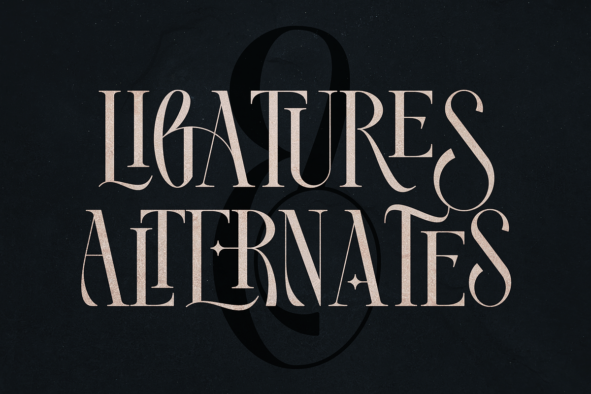 Royal Type - ligature serif font, a Serif Font by VP Fonts (Photo 12 of 16)