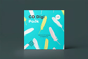 CD Digi Pack Mock-up, a Product Mockup by zippypixelstudio (Thumbnail 4 of 16)