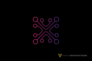 Network Abstract Tech Logo, a Branding & Logo Template by Vectorium Studio (Thumbnail 2 of 16)