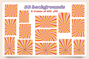 70s Retro Groovy Vintage Collection, a Decorative Illustration by VectoriyA (Thumbnail 5 of 6)