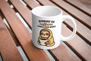 Funny Sarcastic Sloth Sublimation, an Animal Illustration by Smillyy Threads (Thumbnail 3 of 6)