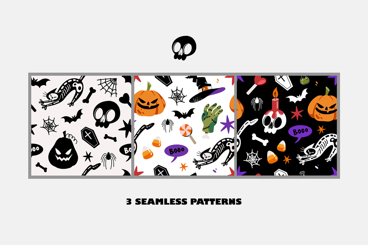 Halloween clipart collection, a Seasonal Illustration by UnaAnya (Photo 5 of 6)