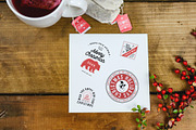 50 Retro Modern Christmas Logos, a Branding & Logo Template by Graphicdome (Thumbnail 8 of 11)