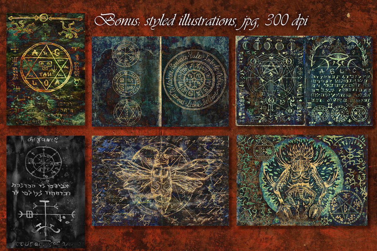 Old Mystic Pages, a Texture Illustration by Samiramay (Photo 6 of 6)