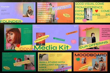 Gen Z - Media Kit Keynote, a Presentation Template by Dirtytemp Studio