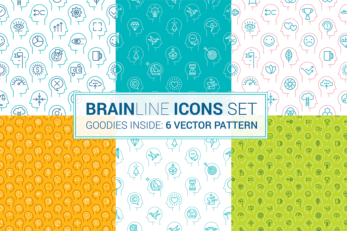 150 Human Mind Process Icons set, an Outline Icon by Pingebat (Photo 2 of 3)