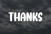 Cloudy Weather | Script Font, a Script Font by Scratchones (Thumbnail 8 of 8)
