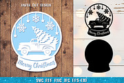 Snow Globe Papercut Bundle SVG, a Graphic by Digital_Craftyfox (Thumbnail 11 of 15)