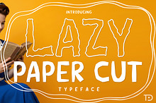 Lazy Paper Cut Four Bundle Font