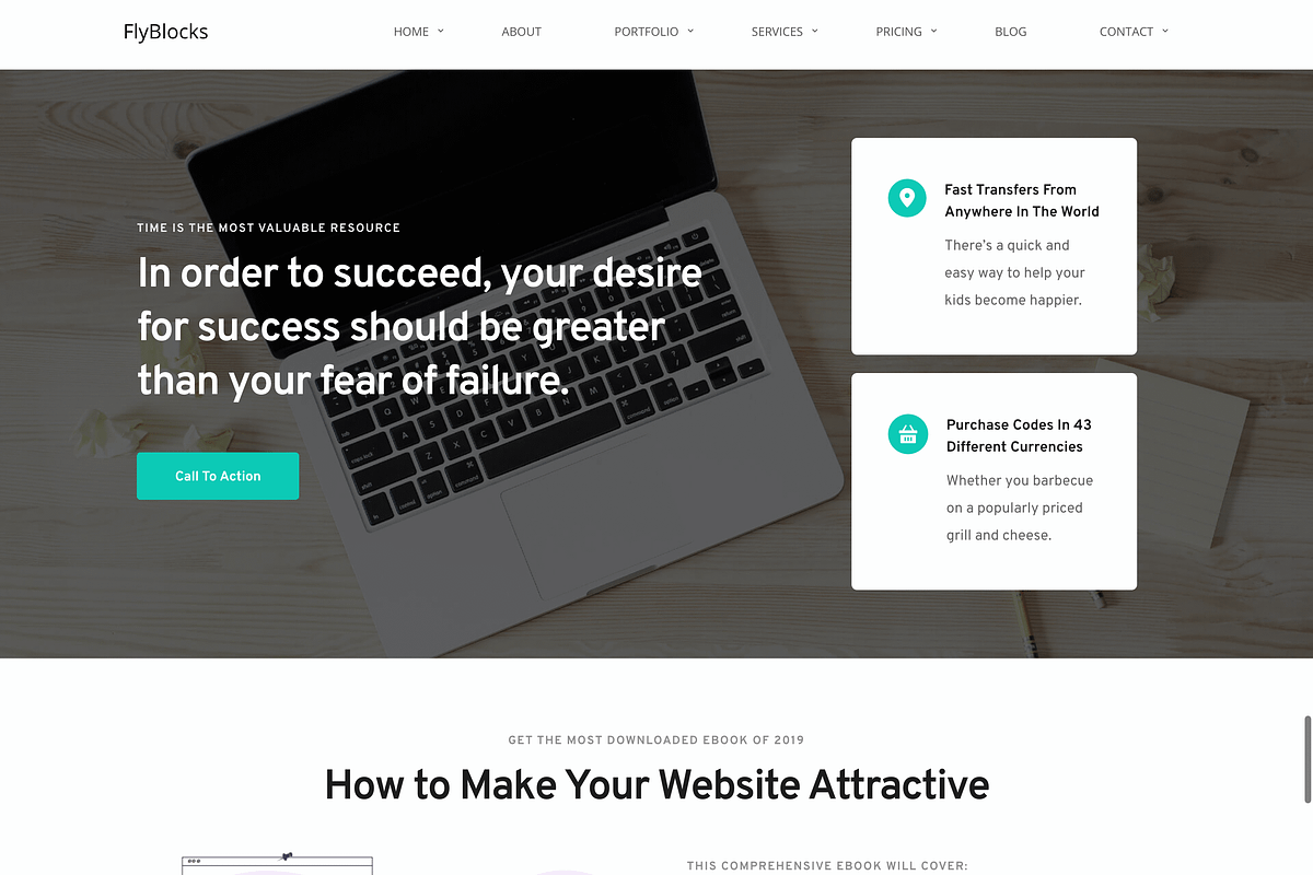 FlyBlocks - Interior Design WP Theme, a WordPress Template by FlyTemplates.com (Photo 5 of 9)