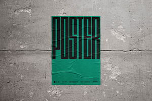 Outdoor Paper Poster Mockup, an Advertising Mockup by Design Squad
