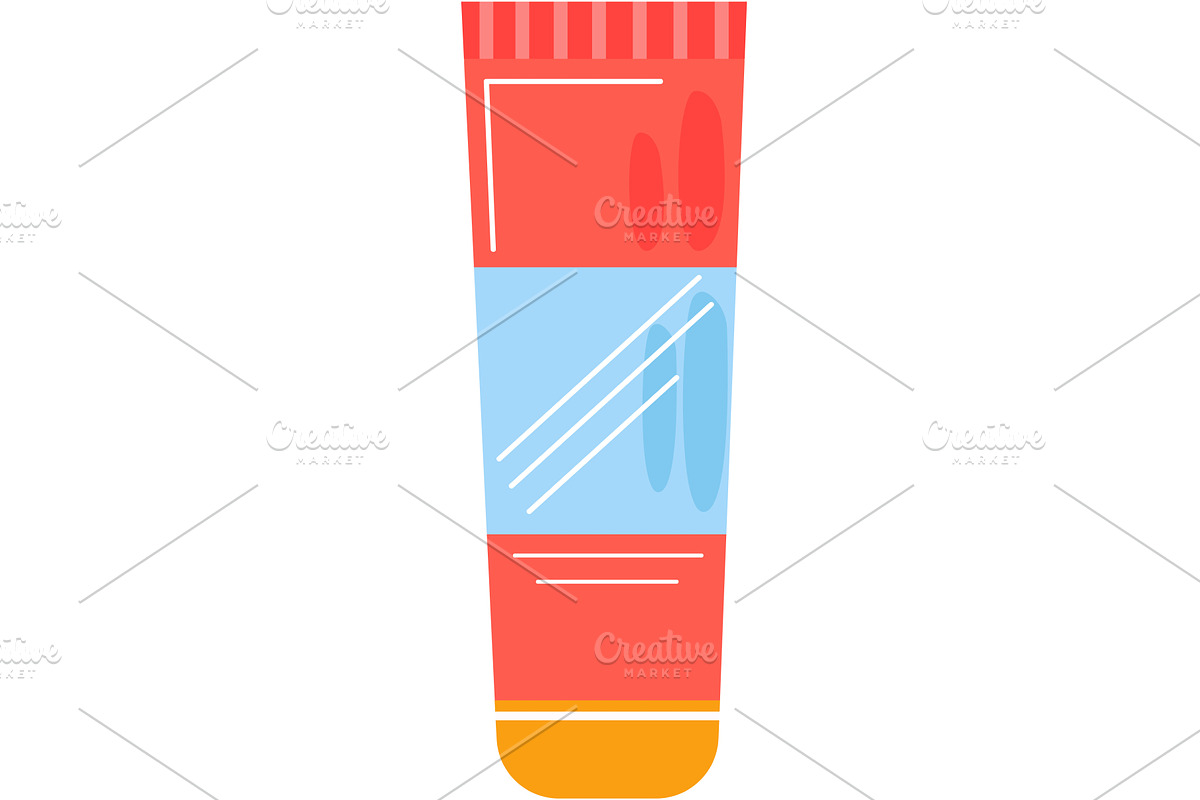 Cream tube skincare beauty lotion, an Object Illustration by vectorpointstudio