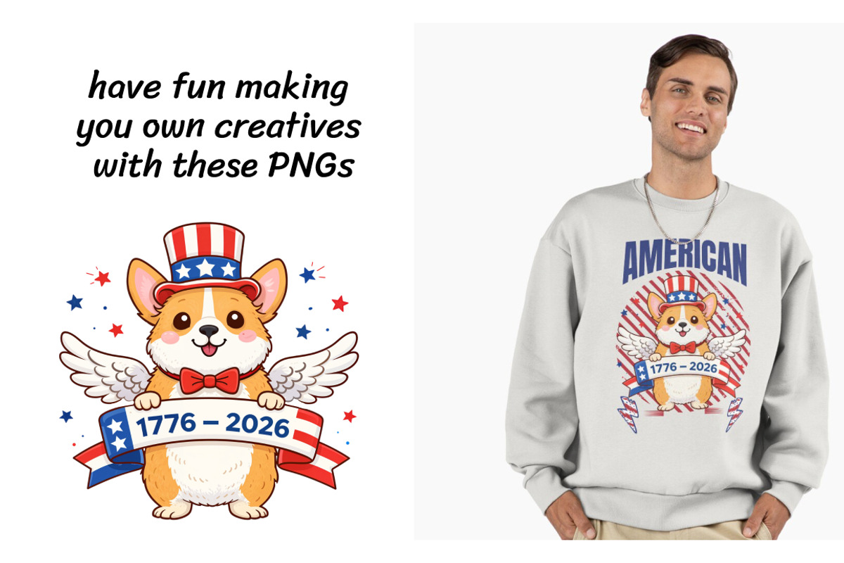 USA 250 Anniversary Clipart, a Seasonal Illustration by InkyQueenArt (Photo 3 of 6)