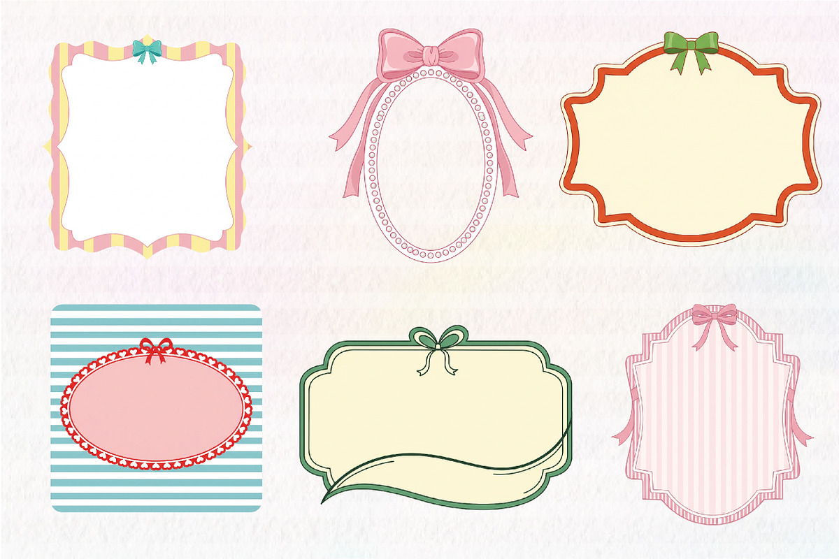 Coquette Border Frame Sublimation Bu, an Illustration by CreationArt (Photo 3 of 5)