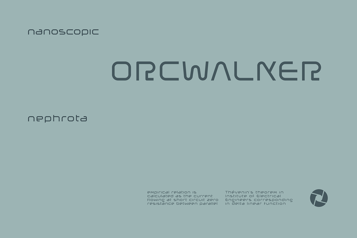 Osrega Tech Font, a Sans Serif Font by baqoos (Photo 4 of 7)