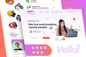 Marketing Agency Landing Page, a Landing Page Template by mumair