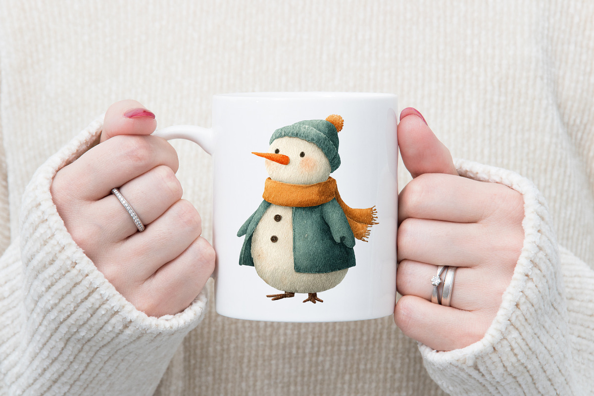 90s Retro Christmas Clipart, an Illustration by designcity5 (Photo 4 of 5)