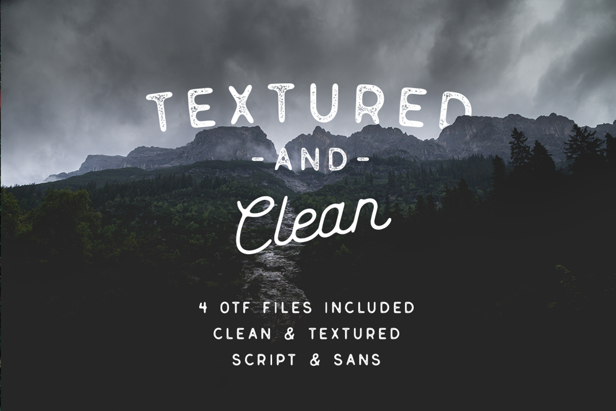 Genuine Script - Textured Type Duo preview 6