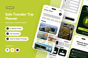 Roamara - Solo Traveling App, an App Template by productype1 (Thumbnail 1 of 5)