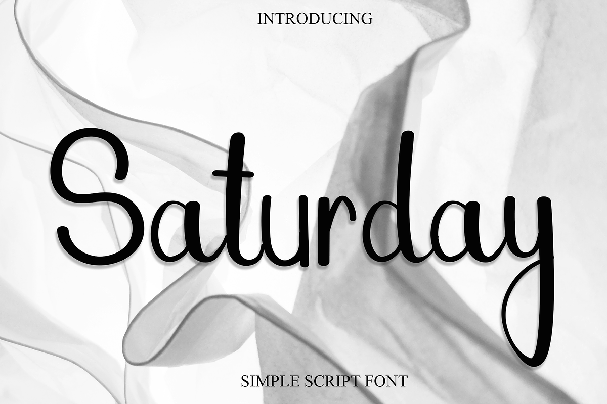 Saturday, a Handwritten Font by FreshTypeINK (Photo 1 of 8)