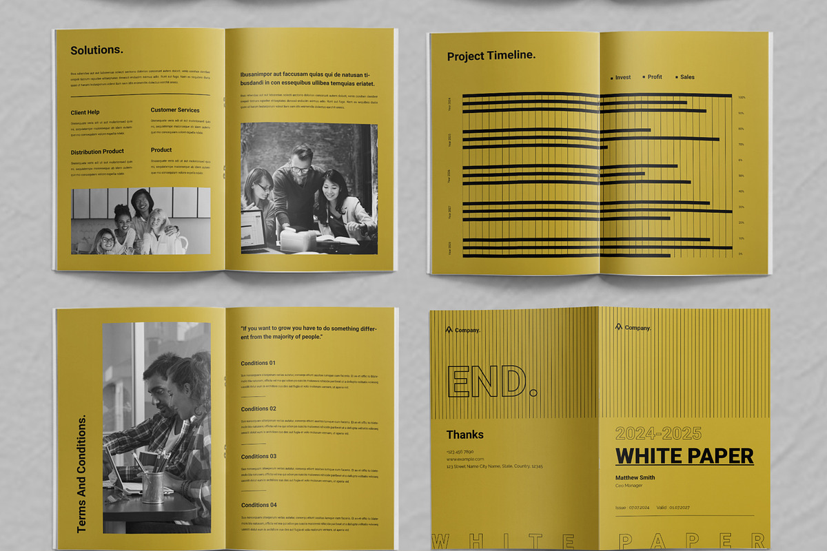 White Paper Layout, a Brochure Template by ContestDesign (Photo 4 of 4)