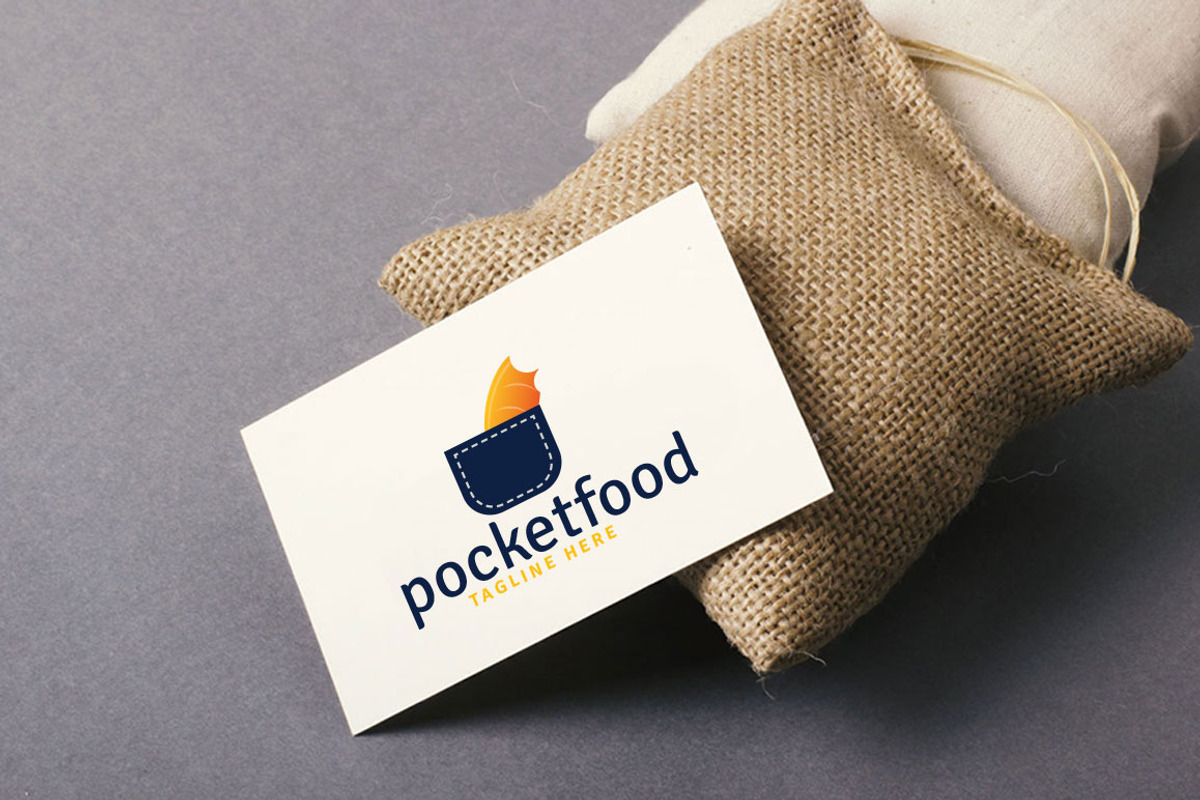 Pocket food Logo, a Branding & Logo Template by legendshop (Photo 1 of 2)