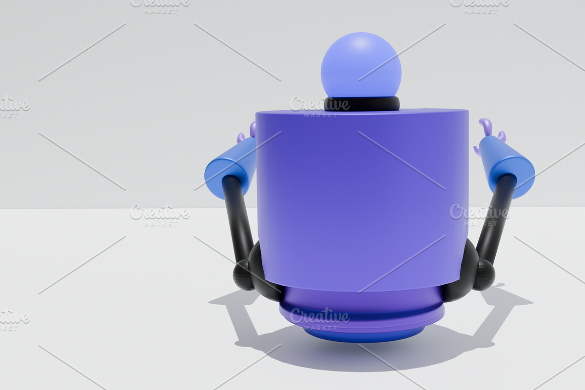 3D Robot for Printing, a Characters & Person 3D Model by oleksandra_nazarova (Photo 4 of 4)