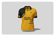Polo Shirt Jersey Mockup, a Shirt Mockup by Pixie Creative (Thumbnail 3 of 5)
