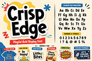 Crisp Edge, a Sans Serif Font by Wow Magic (Thumbnail 4 of 5)