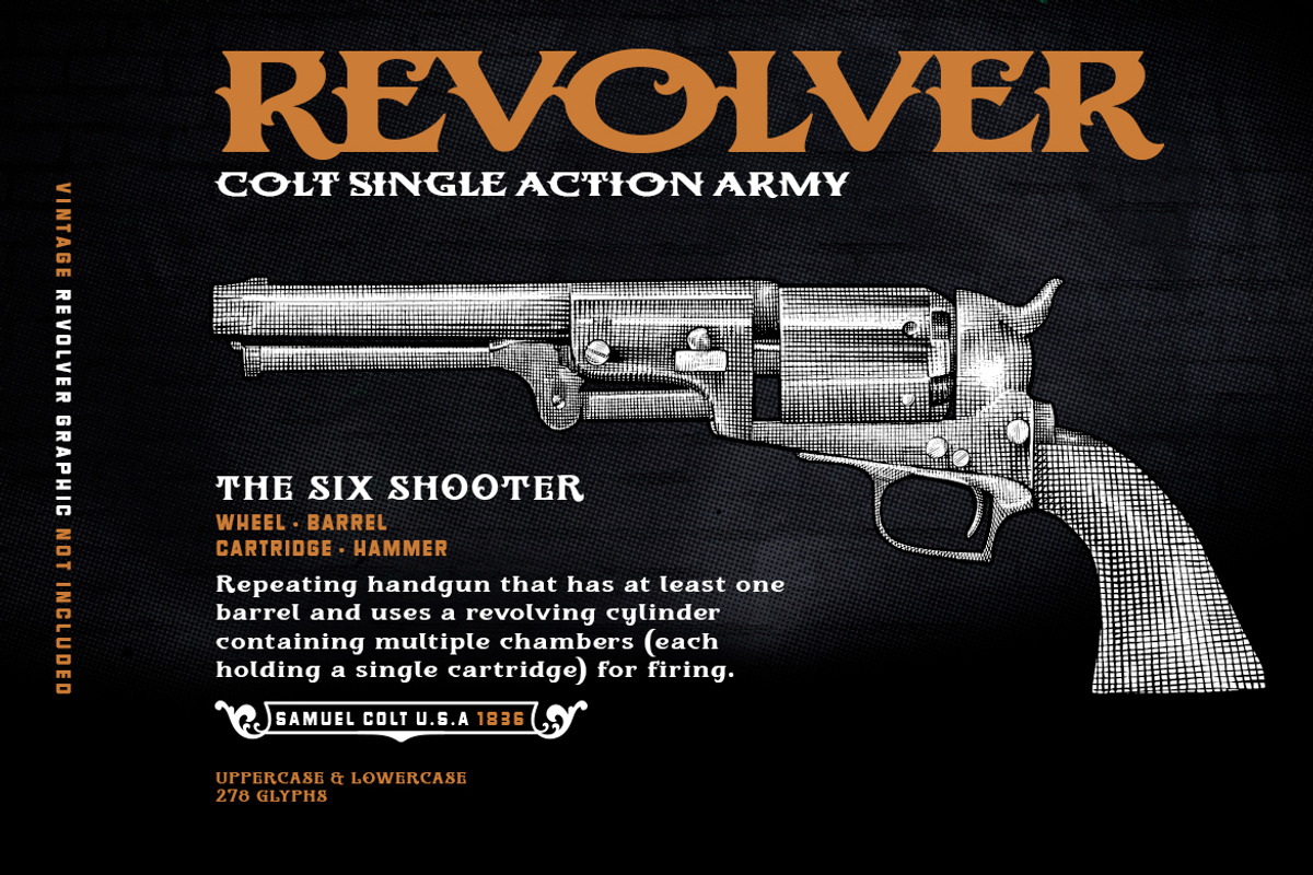 Revoltika Wide serif vintage display, a Serif Font by RMPL.std (Photo 3 of 4)
