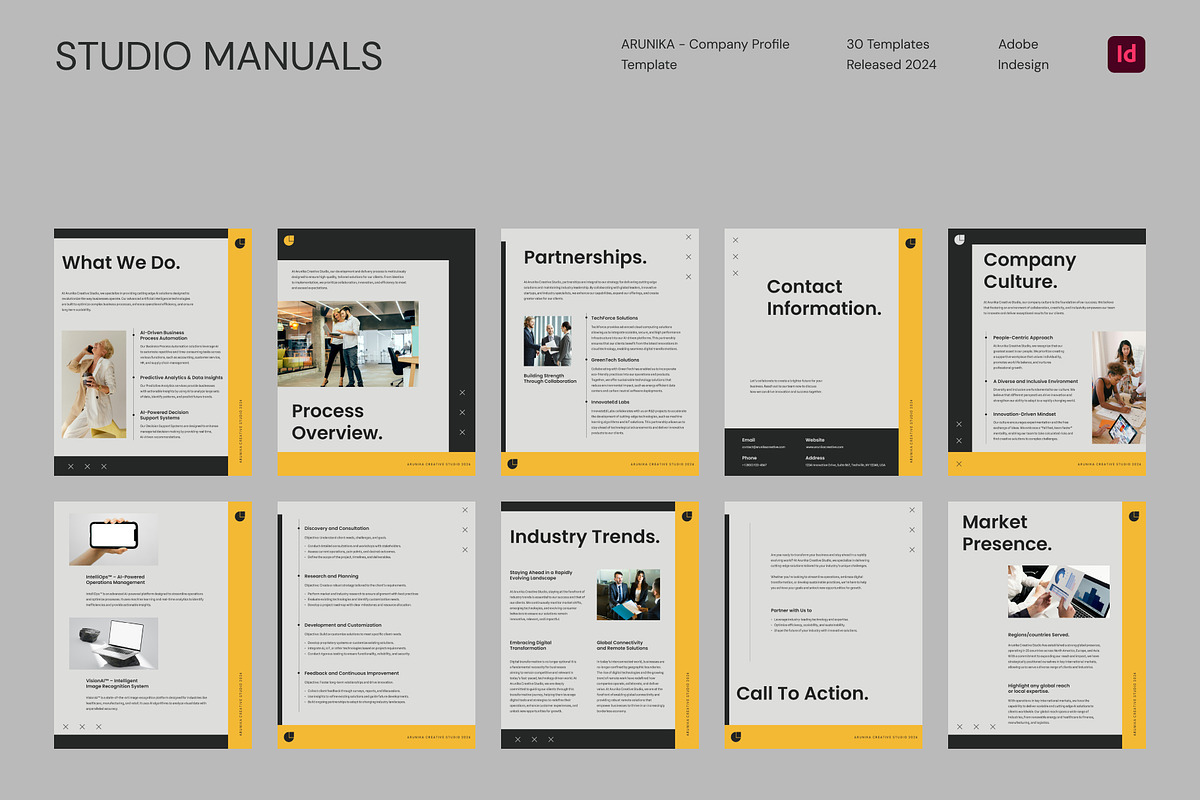 ARUNIKA – Company Profile Template, a Social Media Template by Studio Manuals (Photo 6 of 8)