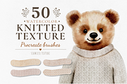 Procreate Watercolor Knitted Brushes, a Brush Add-On by HopeArtIllustration (Thumbnail 1 of 6)