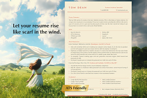 Web Developer Resume Template, a Resume Template by Career Canvas