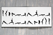 Sun salutation variations, a Healthcare Illustration by tamara.comotomka (Thumbnail 3 of 4)