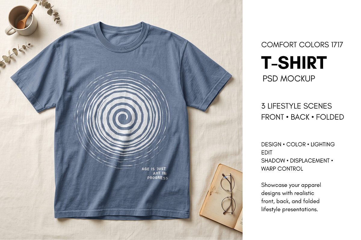Comfort Colors 1717 T-Shirt Mockup, a Shirt Mockup by Pixel Foundry (Photo 1 of 6)