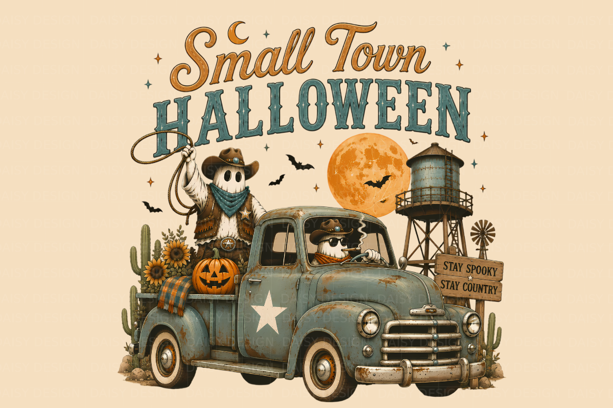 Western Cowboy Halloween Png Bundle, a Seasonal Illustration by Daisy Design (Photo 5 of 8)