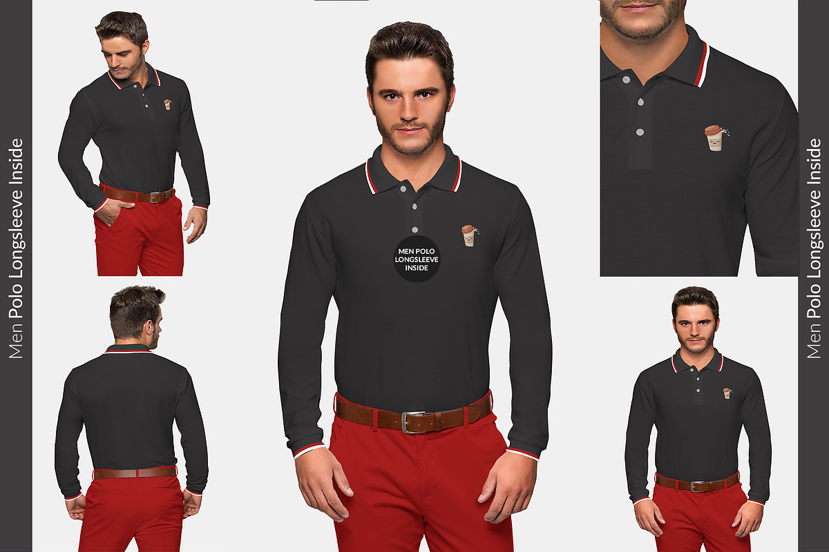 POLO SHIRT BUNDLE 29xMock-ups + DEMO, a Books & Magazine Mockup by Apparel_Mockups (Photo 13 of 29)