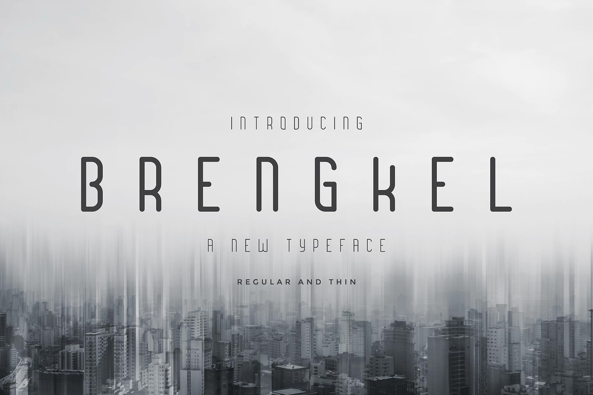 Brengkel - Condensed Font