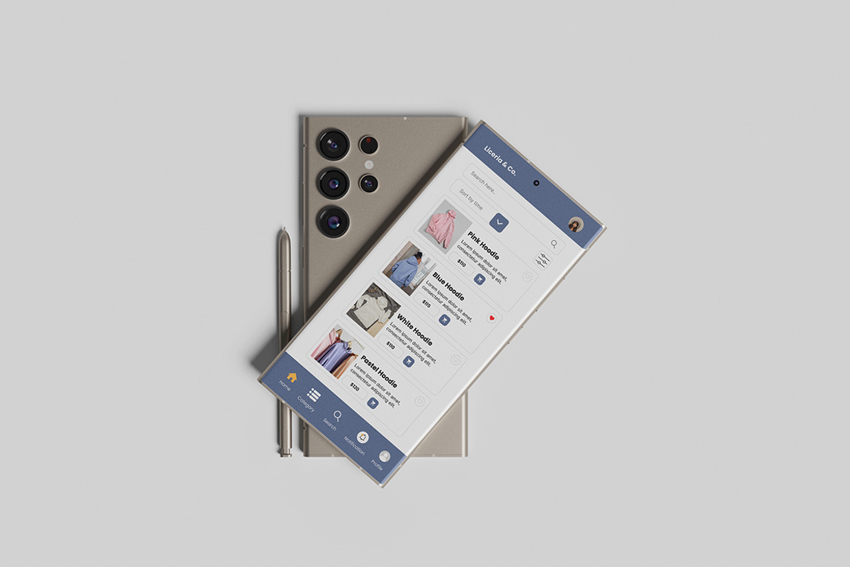 Samsung Galaxy S24 Ultra, an Android Mockup by Indah (Photo 5 of 8)