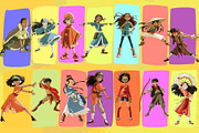 GUARDIANS OF THE FOUR REALMS PNG SET, a Person Illustration by XiXong STUDIO (Thumbnail 2 of 6)
