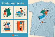 Love Books bundle, an Object Illustration by Virinaflora (Thumbnail 7 of 8)