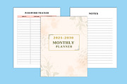 2025-2030 monthly planner Canva, a Stationery Template by Designmela01 (Thumbnail 4 of 10)