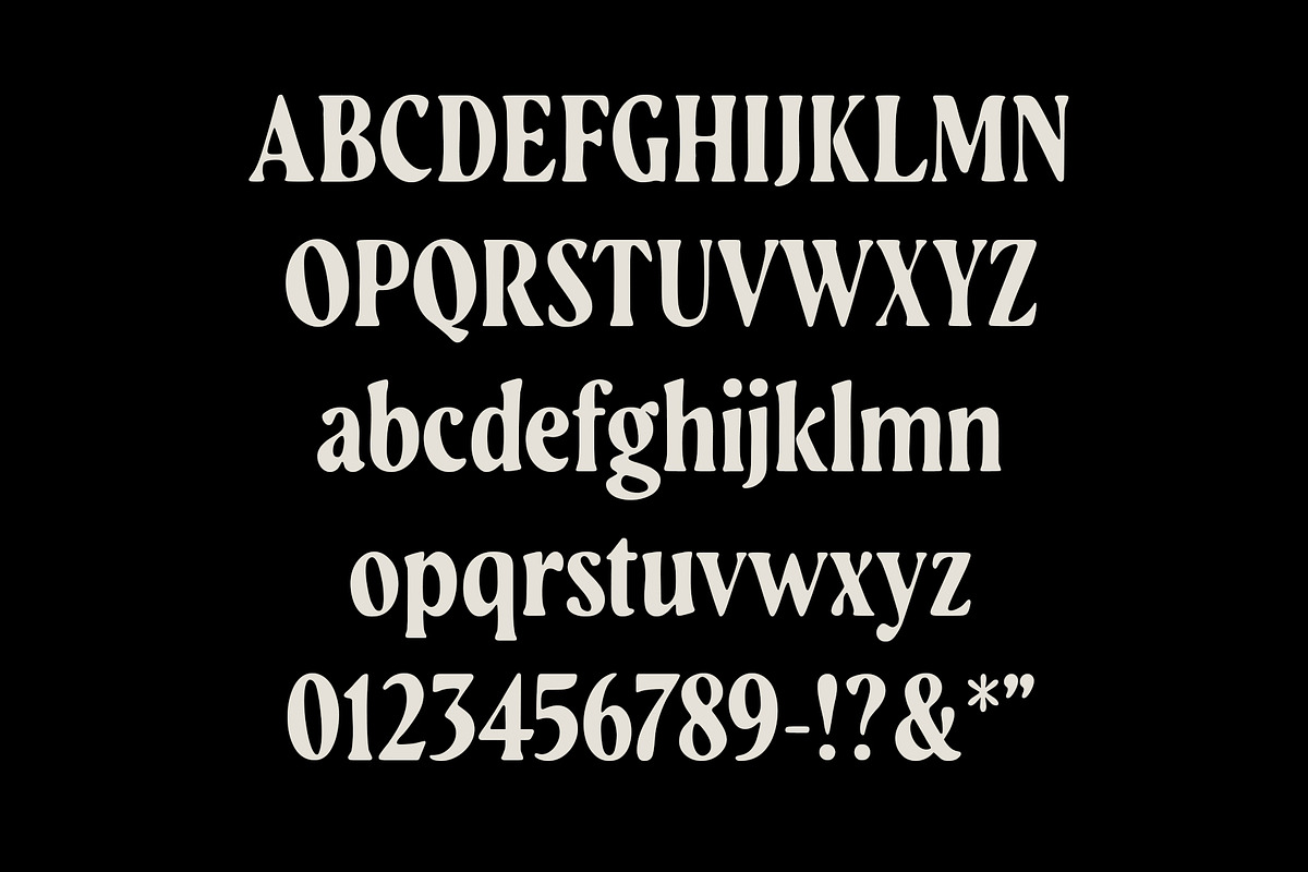 ED Hentona - Handcrafted Serif Font, a Serif Font by Emyself Design (Photo 4 of 10)