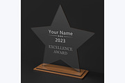 Acrylic & Wooden Award Trophies, an Object Graphic by ThemeXDigital (Thumbnail 9 of 9)