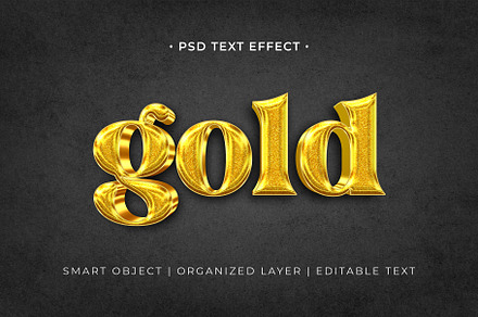 Gold Text Effect