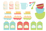 Bright Baking Kitchen Vector Clipart, an Illustration by Amanda Ilkov (Thumbnail 4 of 4)