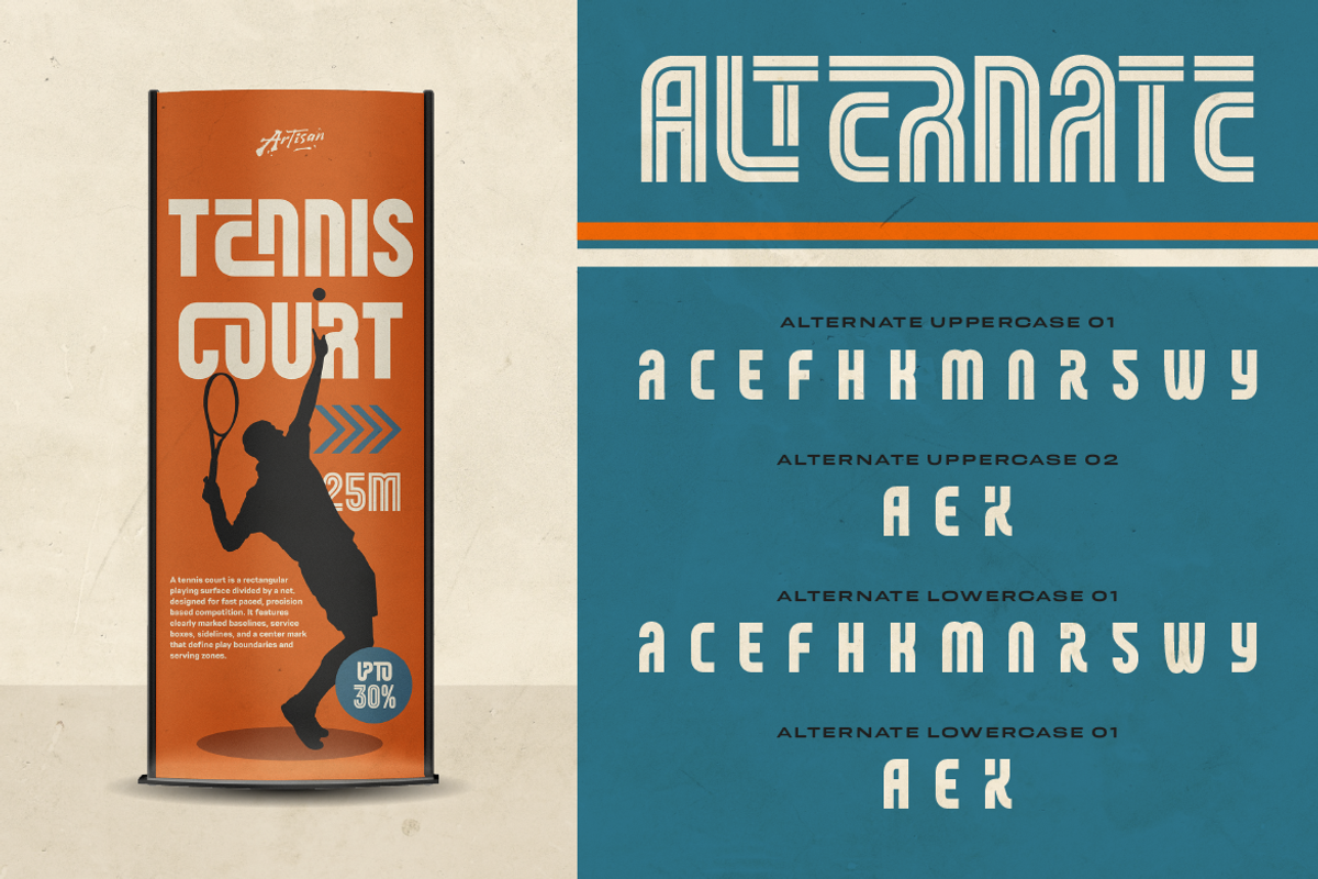 Glorea, a Sans Serif Font by Artisan Themes (Photo 8 of 12)