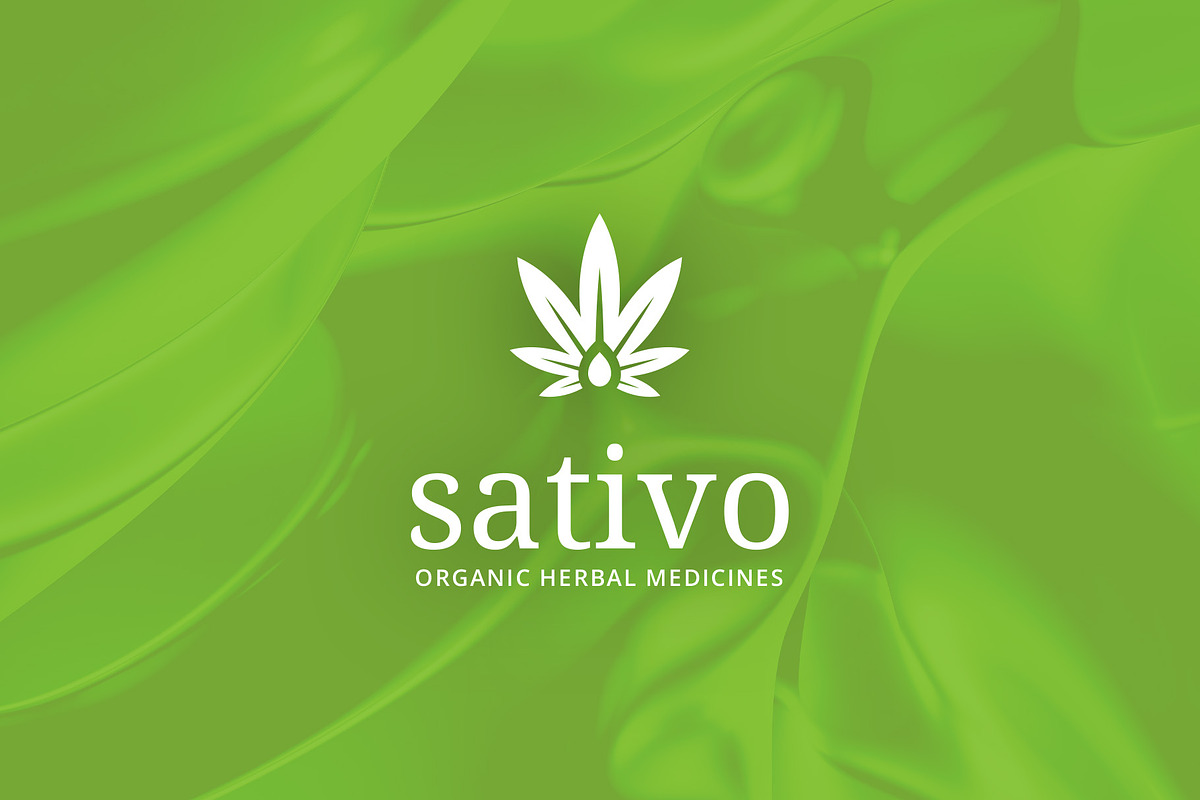 Sativo Cannabis Hemp Marijuana Logo, a Branding & Logo Template by Tovarkovdesign (Photo 6 of 6)