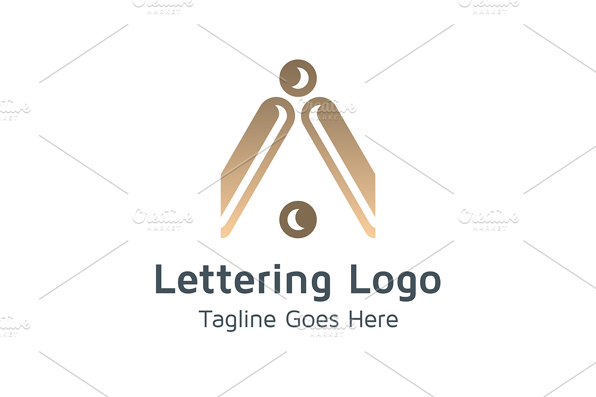 20 Logo Lettering A Template Bundle, a Branding & Logo Template by Acongraphic (Photo 16 of 21)